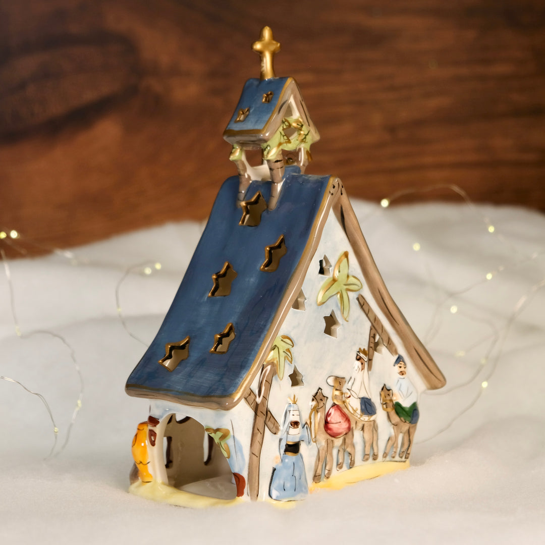 NATIVITY CHURCH CANDLE HOUSE