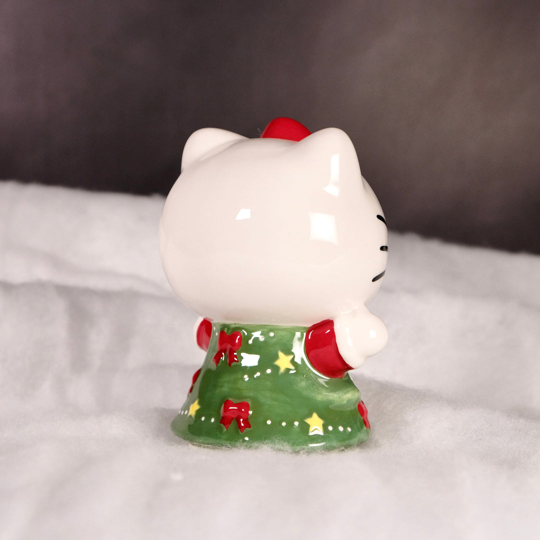 HELLO KITTY HOLIDAY GREEN TREE FIGURINE