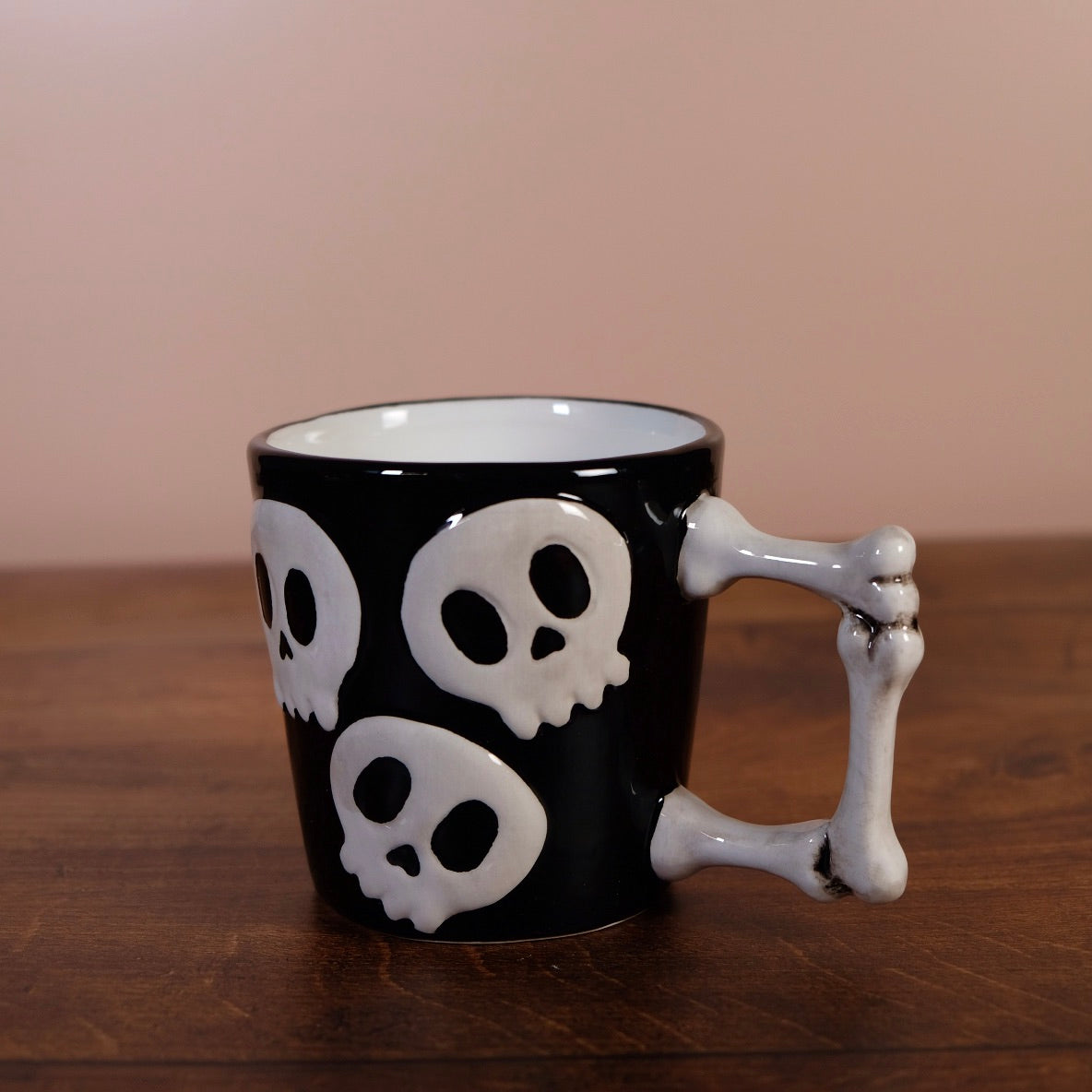 Halloween Skull Fig Mug - Thumbnail 4
