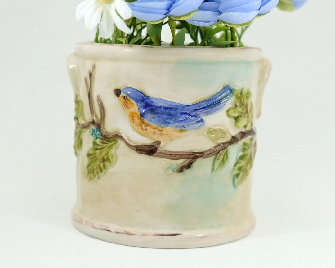 WOODCUT FARMHOUSE PLANTER 5''