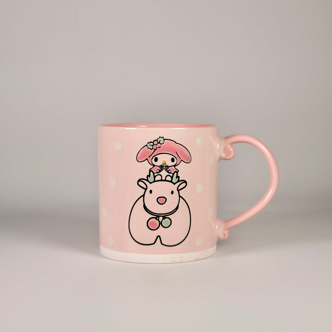 HELLO KITTY AND MY MELODY CHRISTMAS MUG SET 21oz