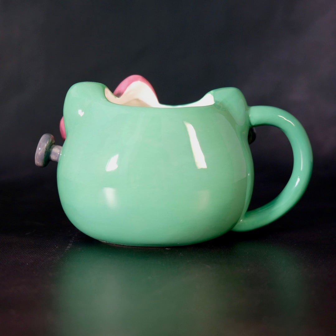 HELLO KITTY HEAD HALLOWEEN MUG & FIGURINE SET