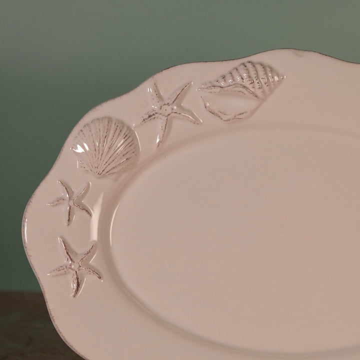 LAGUNA COASTAL OVAL PLATTER WHITE