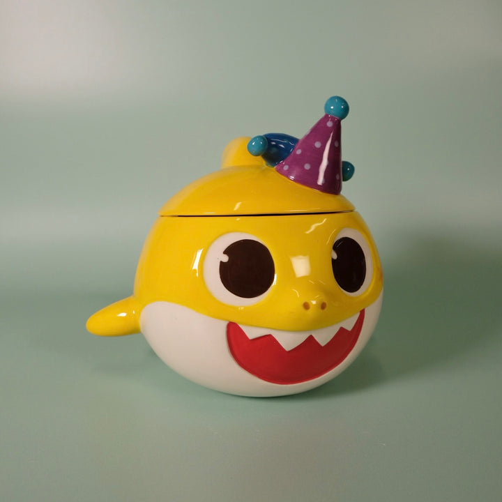 Spooky Baby Shark Family Figural Container