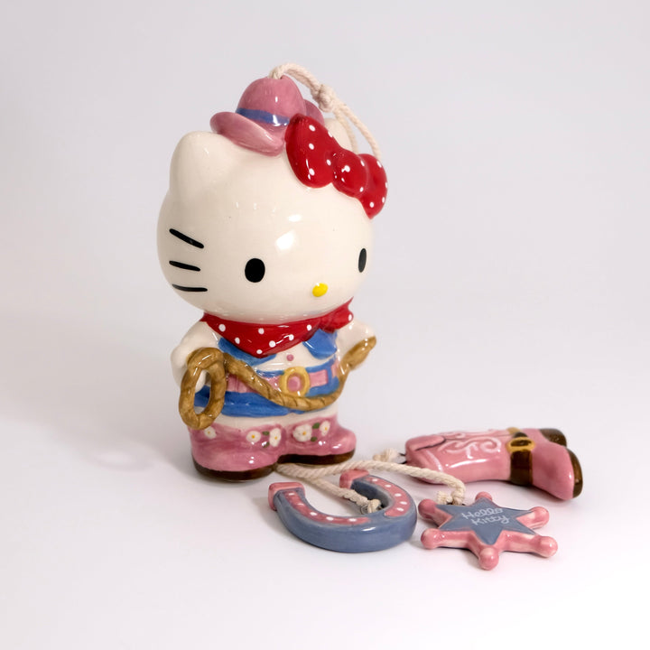Hello Kitty Cowgirl Wind Chime