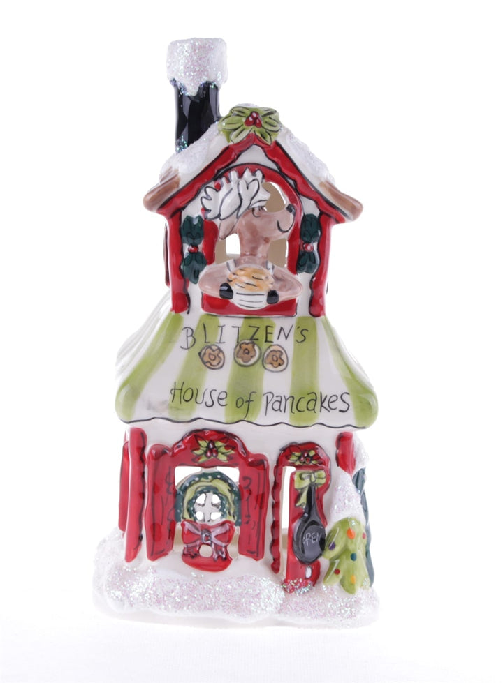 ReindeerVille - Blitzen's House Of Pancakes Candle House