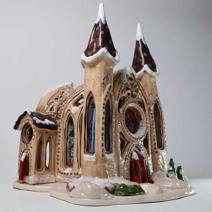 CHRISTMAS CATHEDRAL CANDLE HOUSE