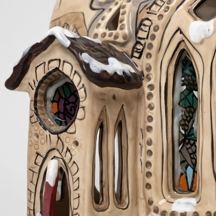 CHRISTMAS CATHEDRAL CANDLE HOUSE