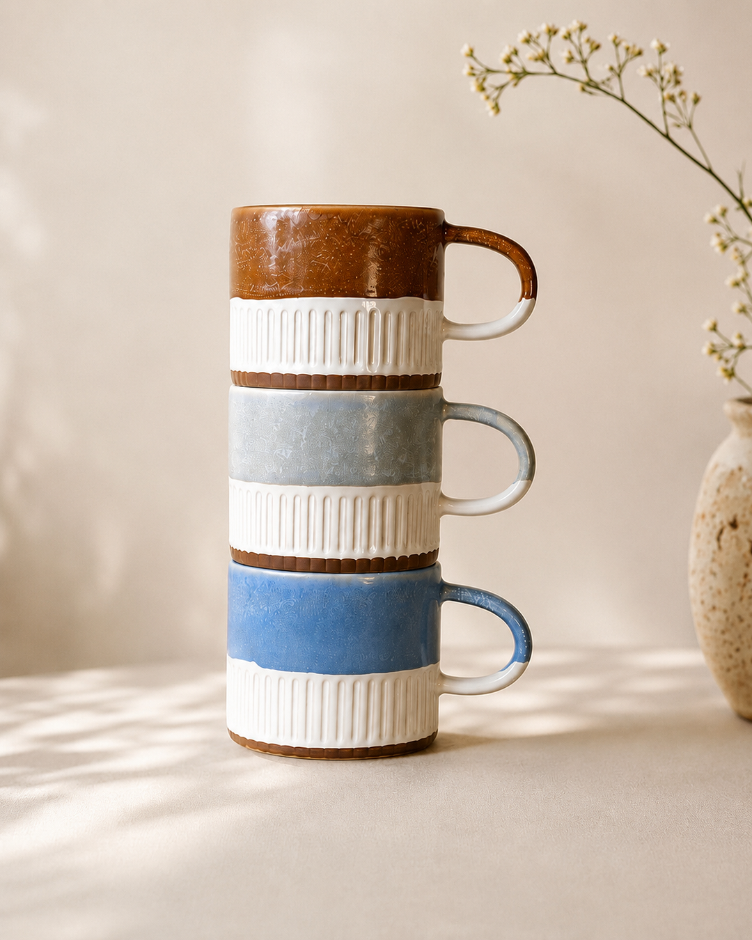 18 oz Mugs Set of 3