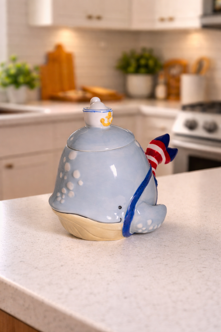Whale Cookie Jar