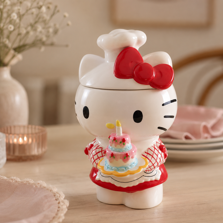 Hello Kitty Birthday Bakery Cookie Jar