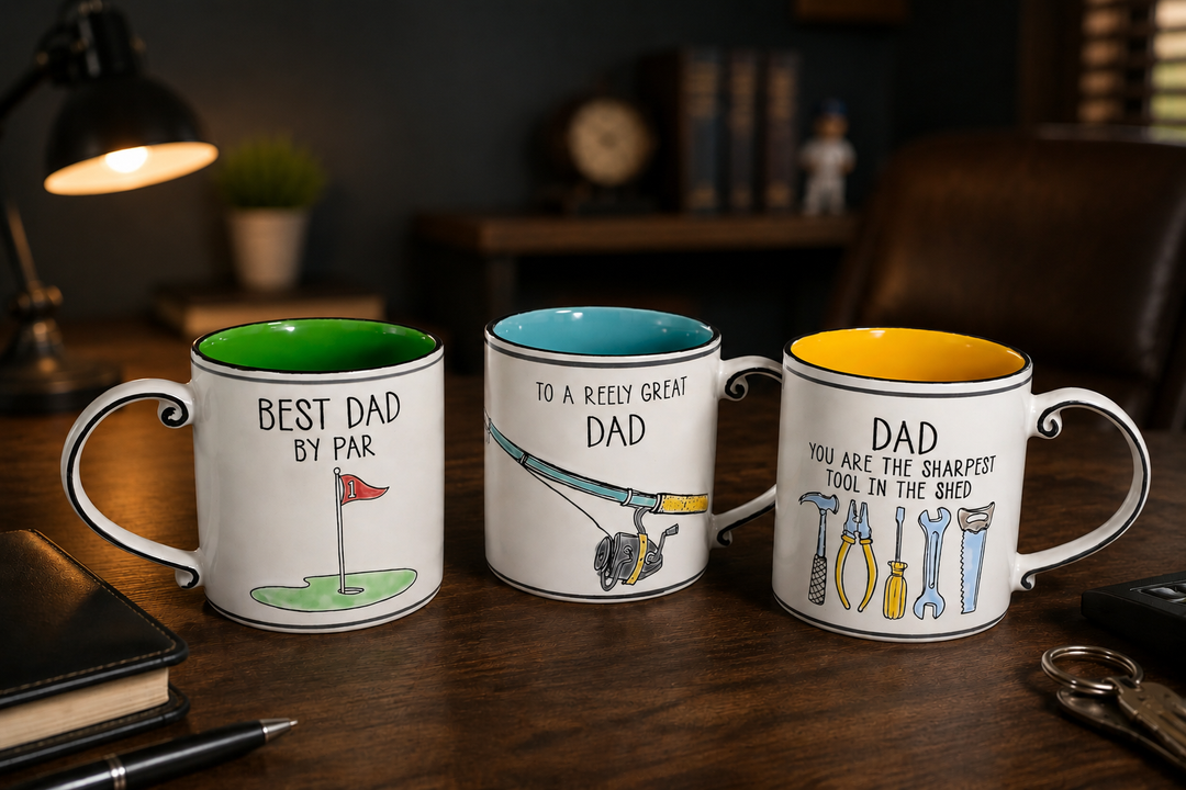 3 Pack Best Dad Mugs