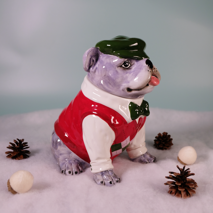 SWEATER DOG TREAT JAR