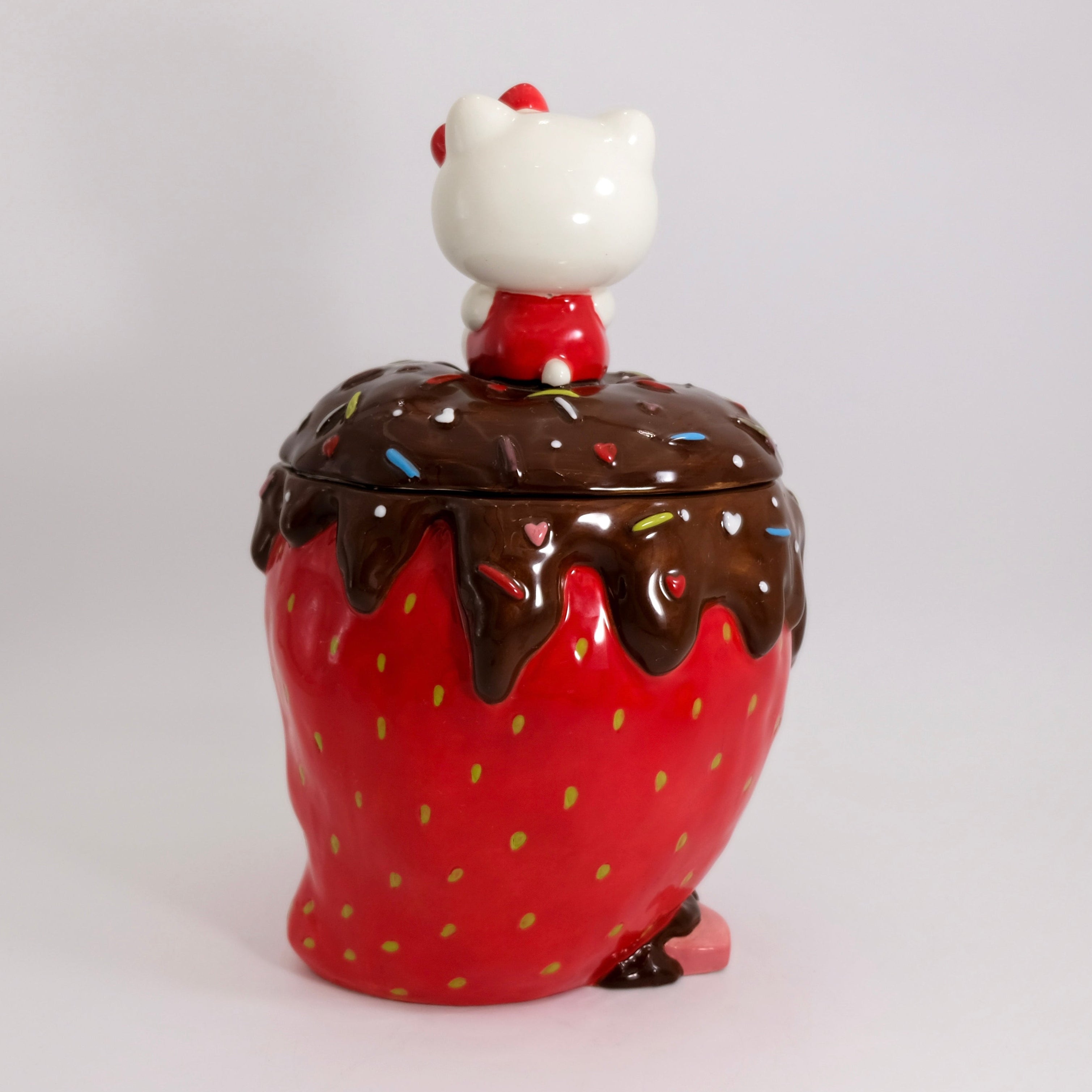 Hello Kitty Strawberry Cookie Jar - Thumbnail 2