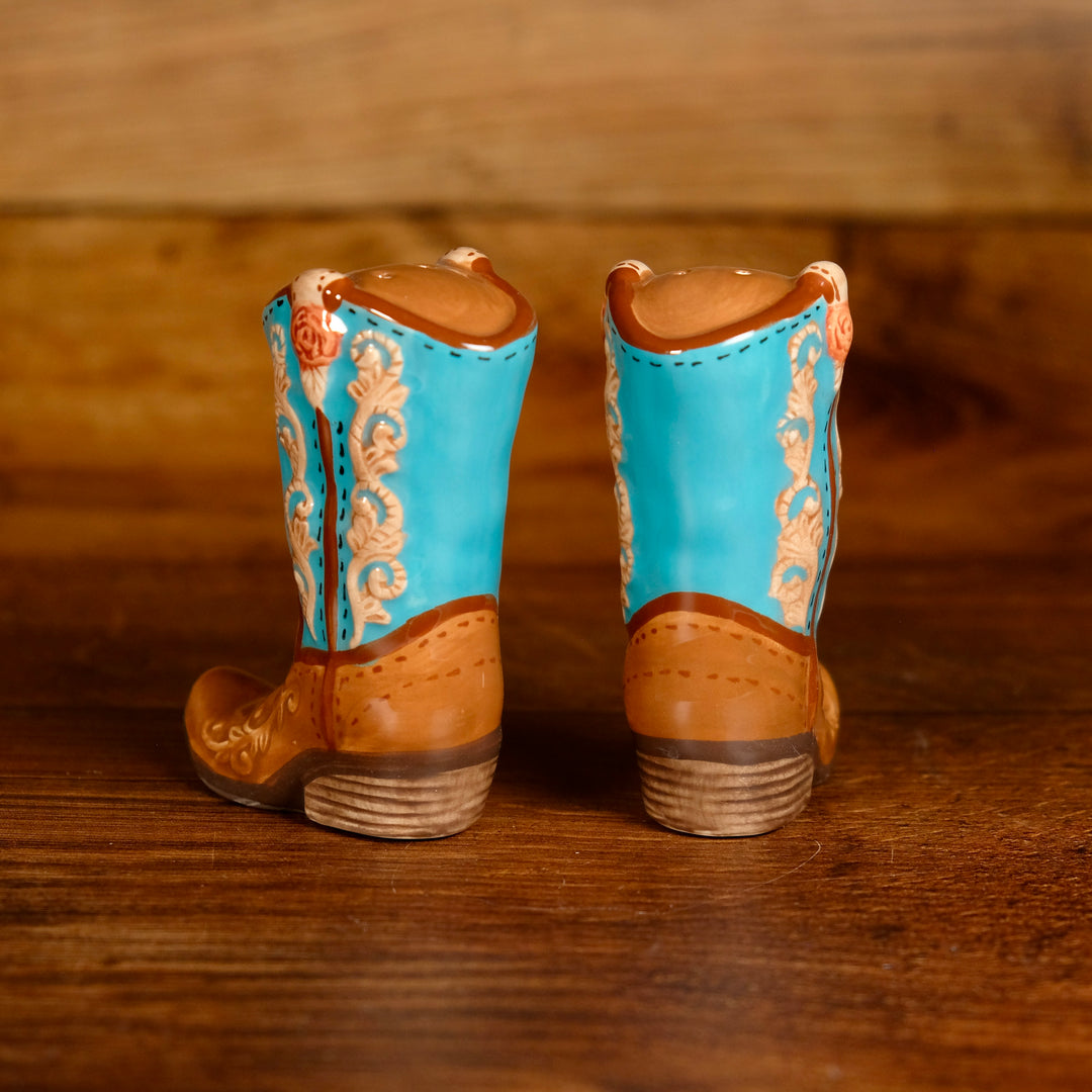 COWBOY BOOT SALT & PEPPER SET