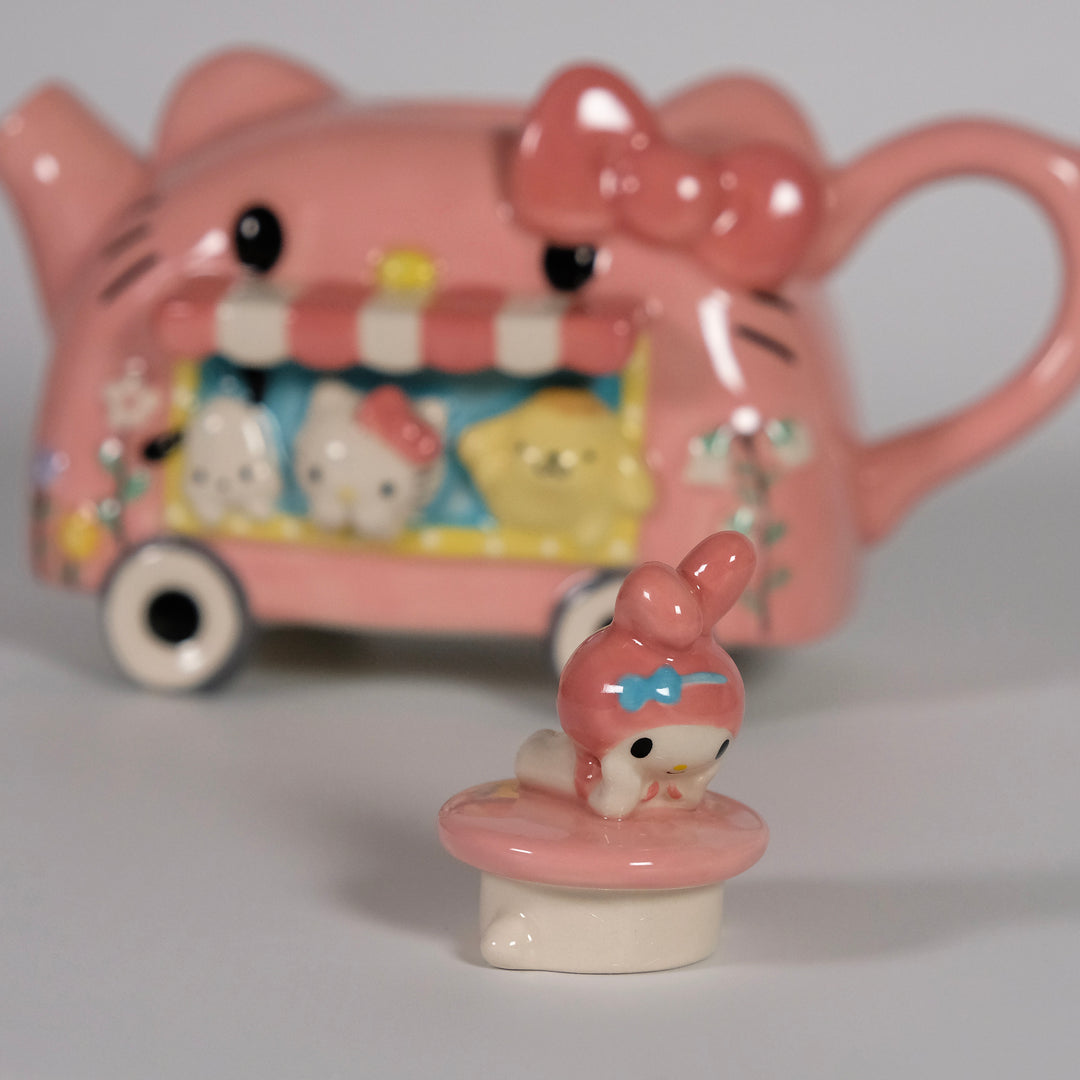 Hello Kitty and Friends Rolling Cafe Teapot
