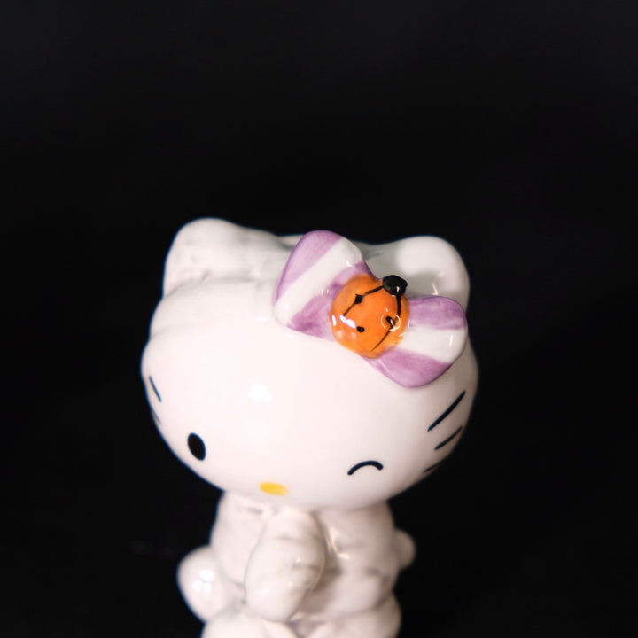 HELLO KITTY HEAD HALLOWEEN MUG & FIGURINE SET