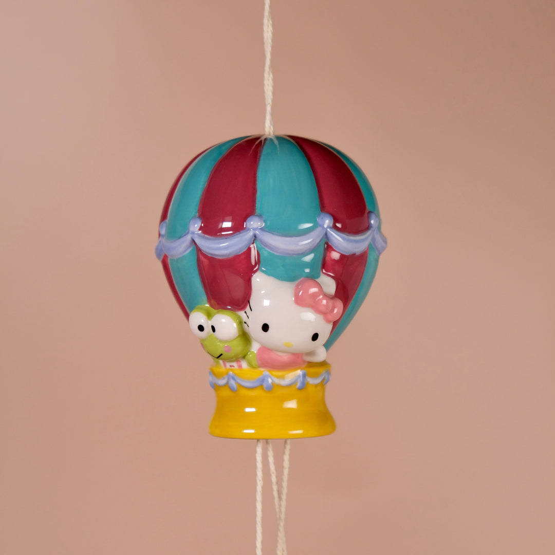 Hello Kitty and Keroppi Hot Air Balloon Wind Chime