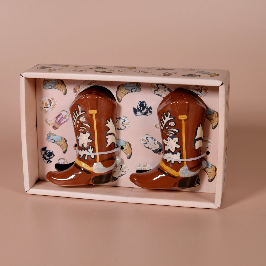 Cowboy Boot Salt & Pepper Set