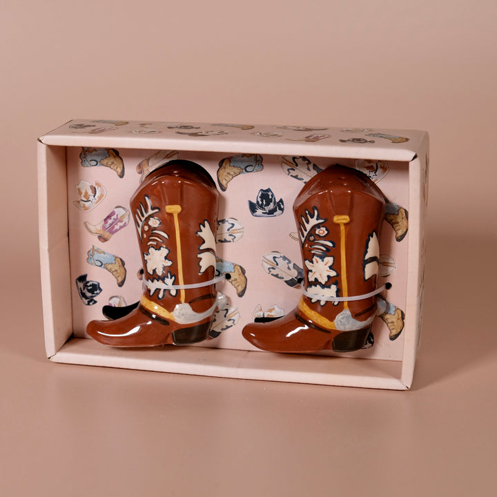 Cowboy Boot Salt & Pepper Set