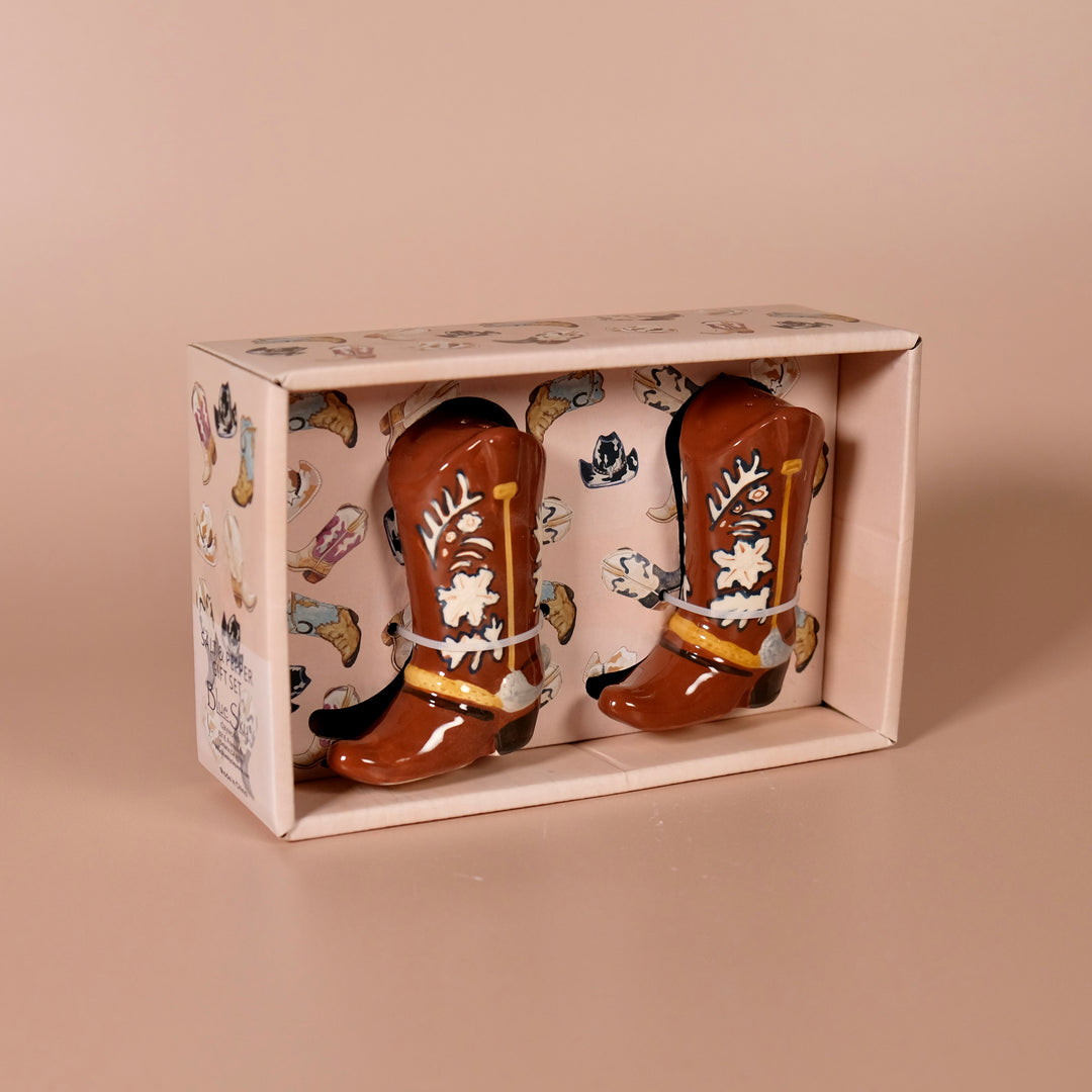 Cowboy Boot Salt & Pepper Set