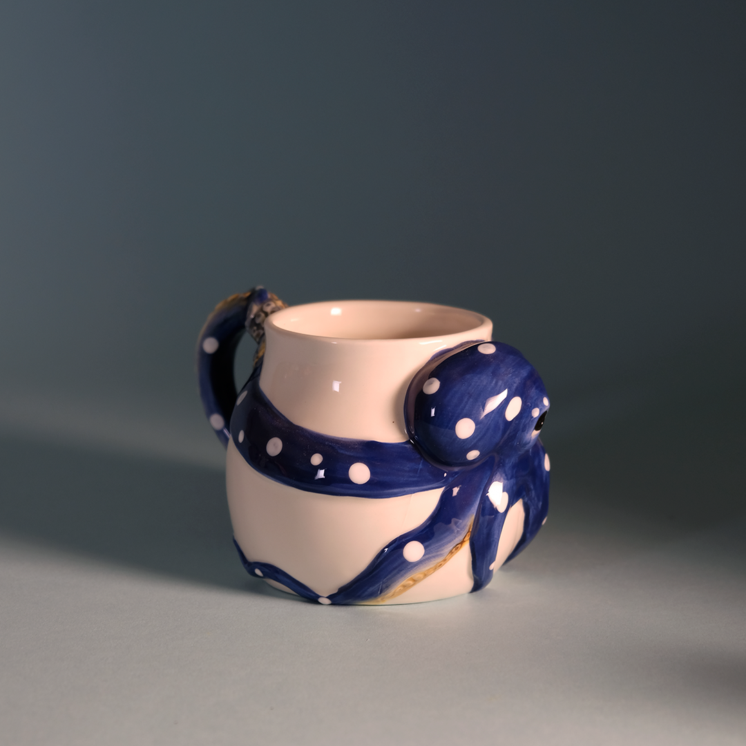 Blue Octopus Mug