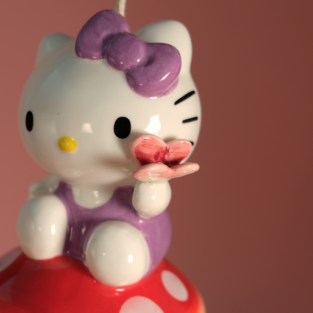 Hello Kitty Mushroom Wind Chime