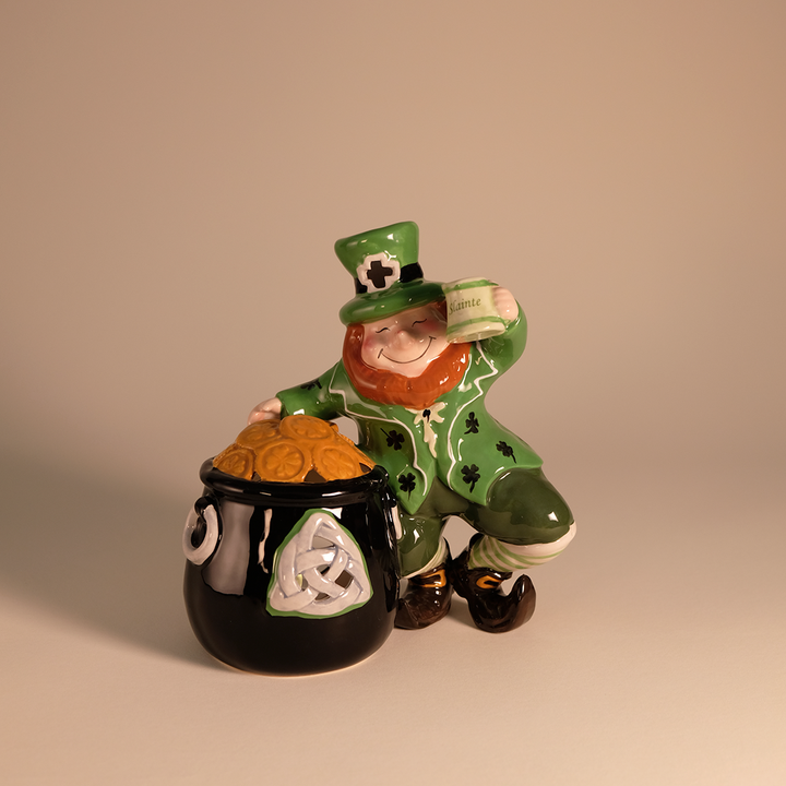 Finnigan O'Fig Dancing A Wee Jig Tealight Holder- Irish