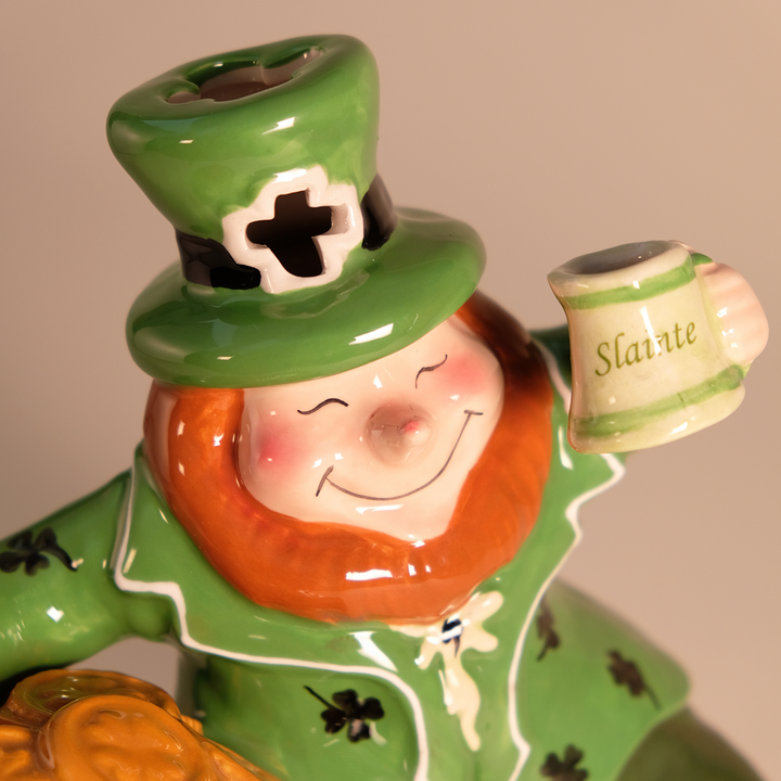Finnigan O'Fig Dancing A Wee Jig Tealight Holder- Irish