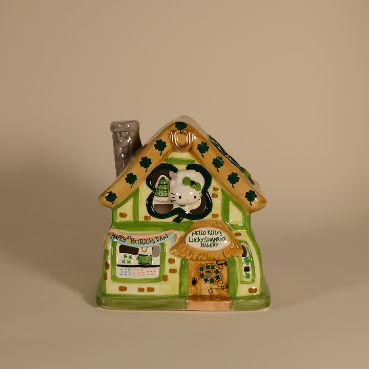 Hello Kitty Lucky Shamrock Candle House