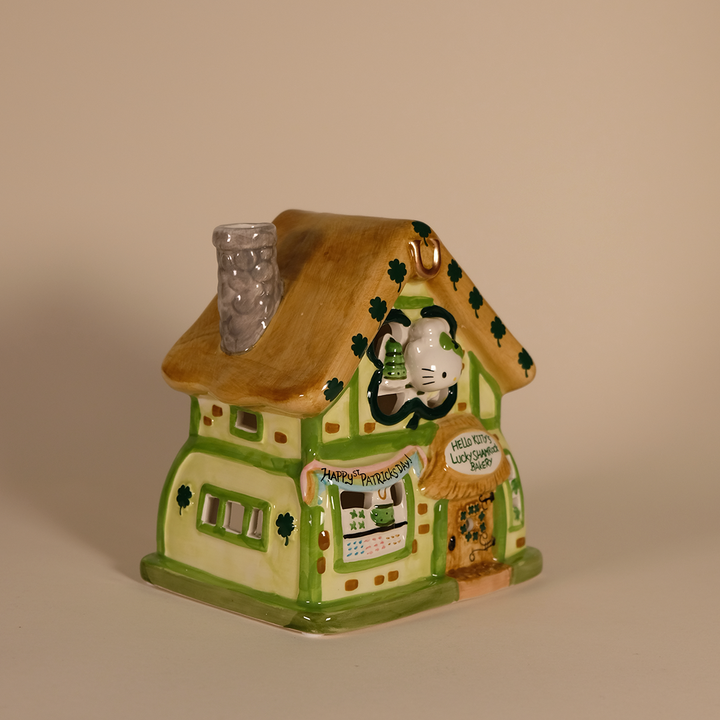 Hello Kitty Lucky Shamrock Candle House