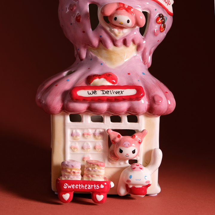 Hello Kitty and Friends Sweet Heart Donut Shop Candle House