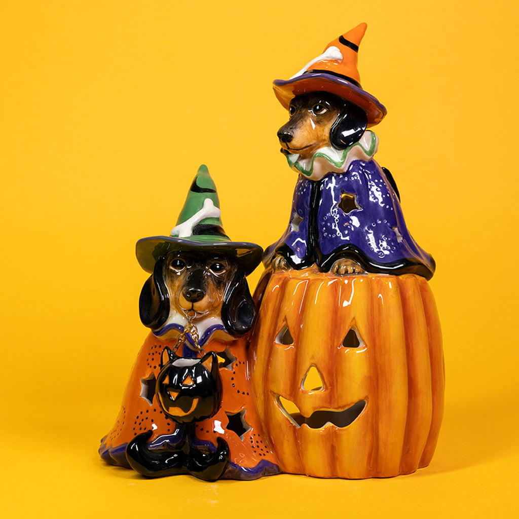 Harry & Hermione Dachshunds Tealight Holder | Limited Design