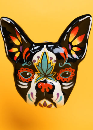 Clayworks Day of the Dead Dog Face Mask