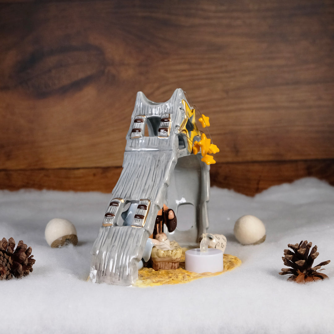Nativity Creche Tealight Holder