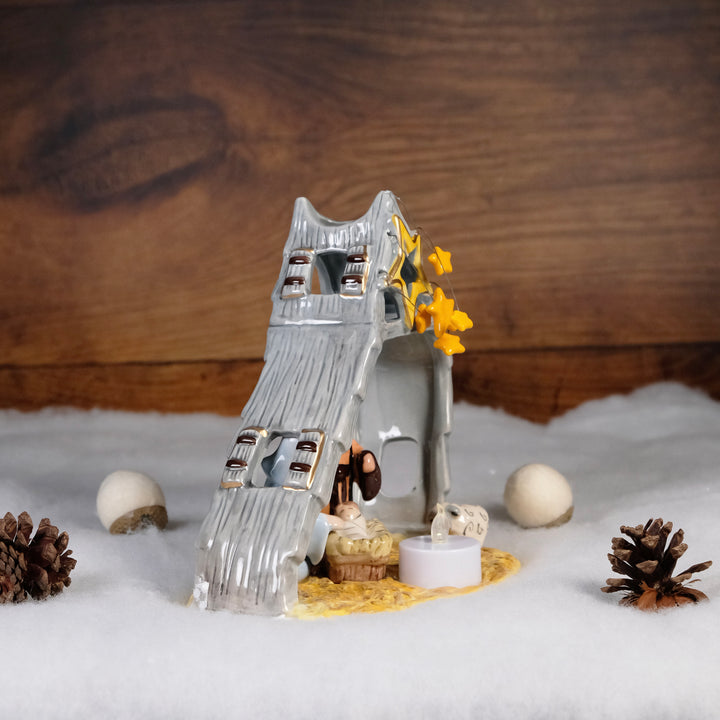 Nativity Creche Tealight Holder
