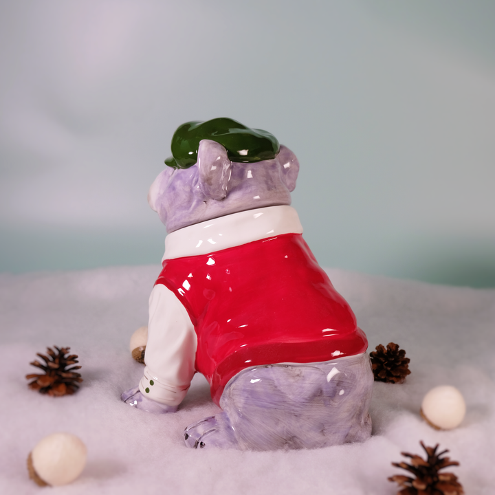 SWEATER DOG TREAT JAR