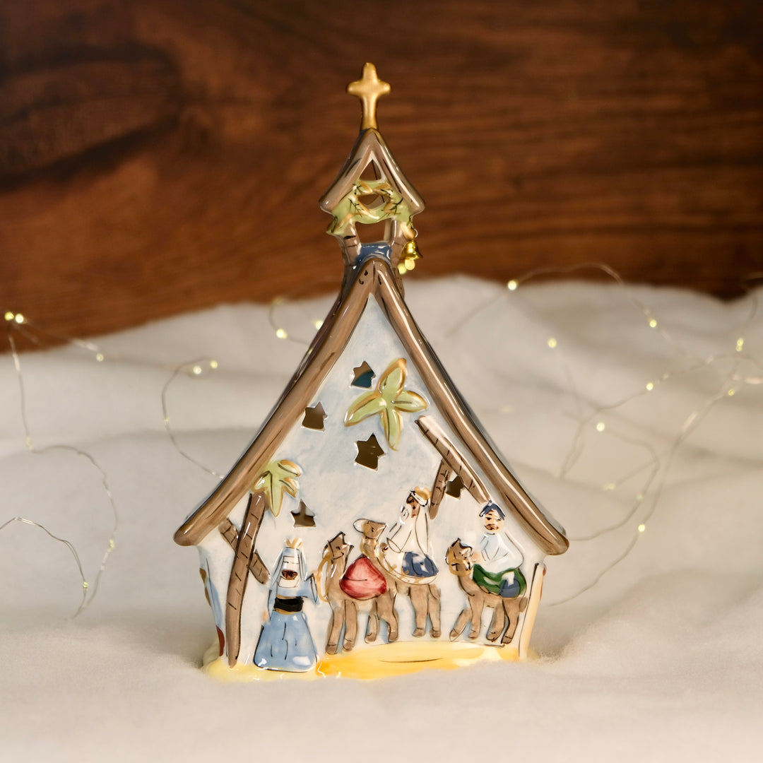NATIVITY CHURCH CANDLE HOUSE