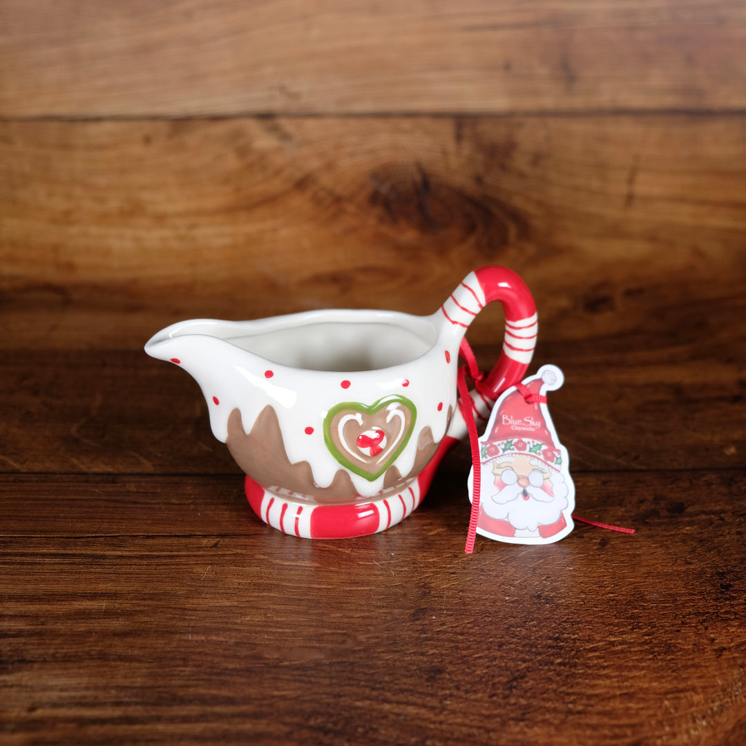 Gingerbread Creamer and Sugar with Tray