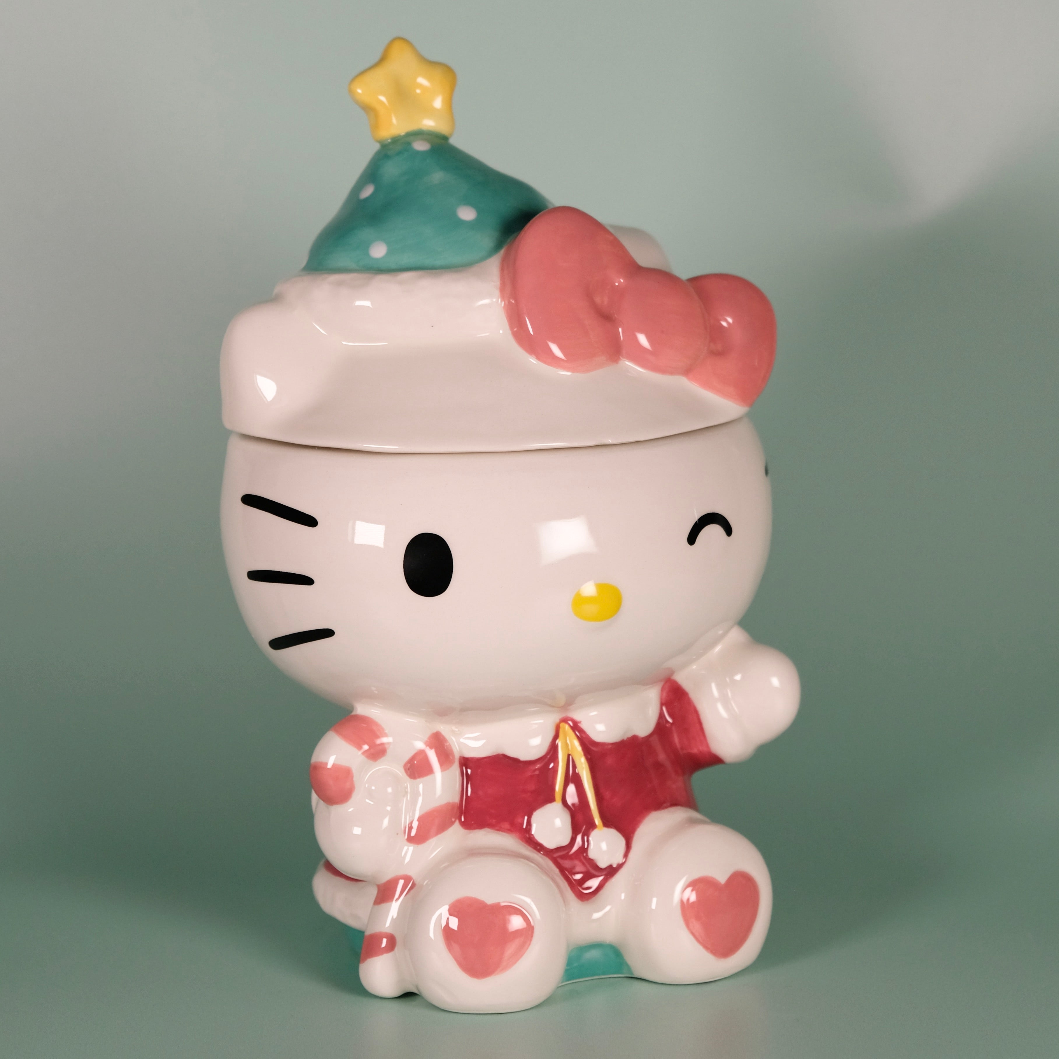 Hello Kitty Candy Cane Jar â€“ Limited Edition
