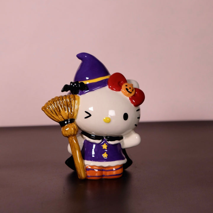 Hello Kitty Cute Bat Witch Figurine