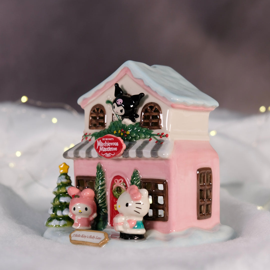 Kuromi's Mischievous Mistletoe Candle House