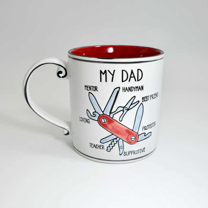 4 PACK DAD MUGS