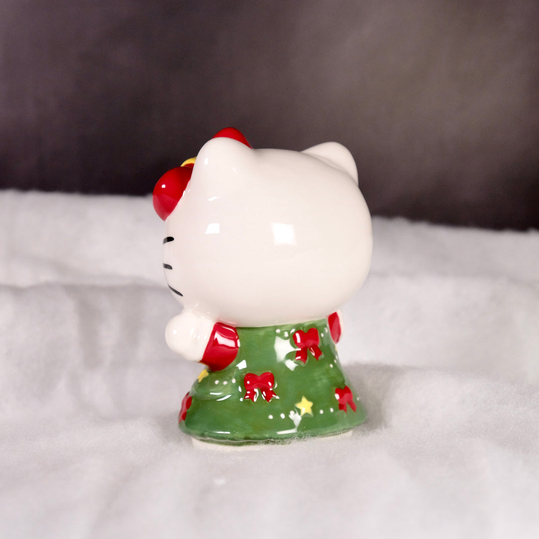 HELLO KITTY HOLIDAY GREEN TREE FIGURINE
