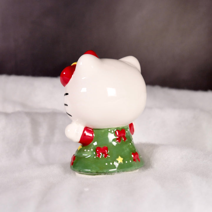 HELLO KITTY HOLIDAY GREEN TREE FIGURINE