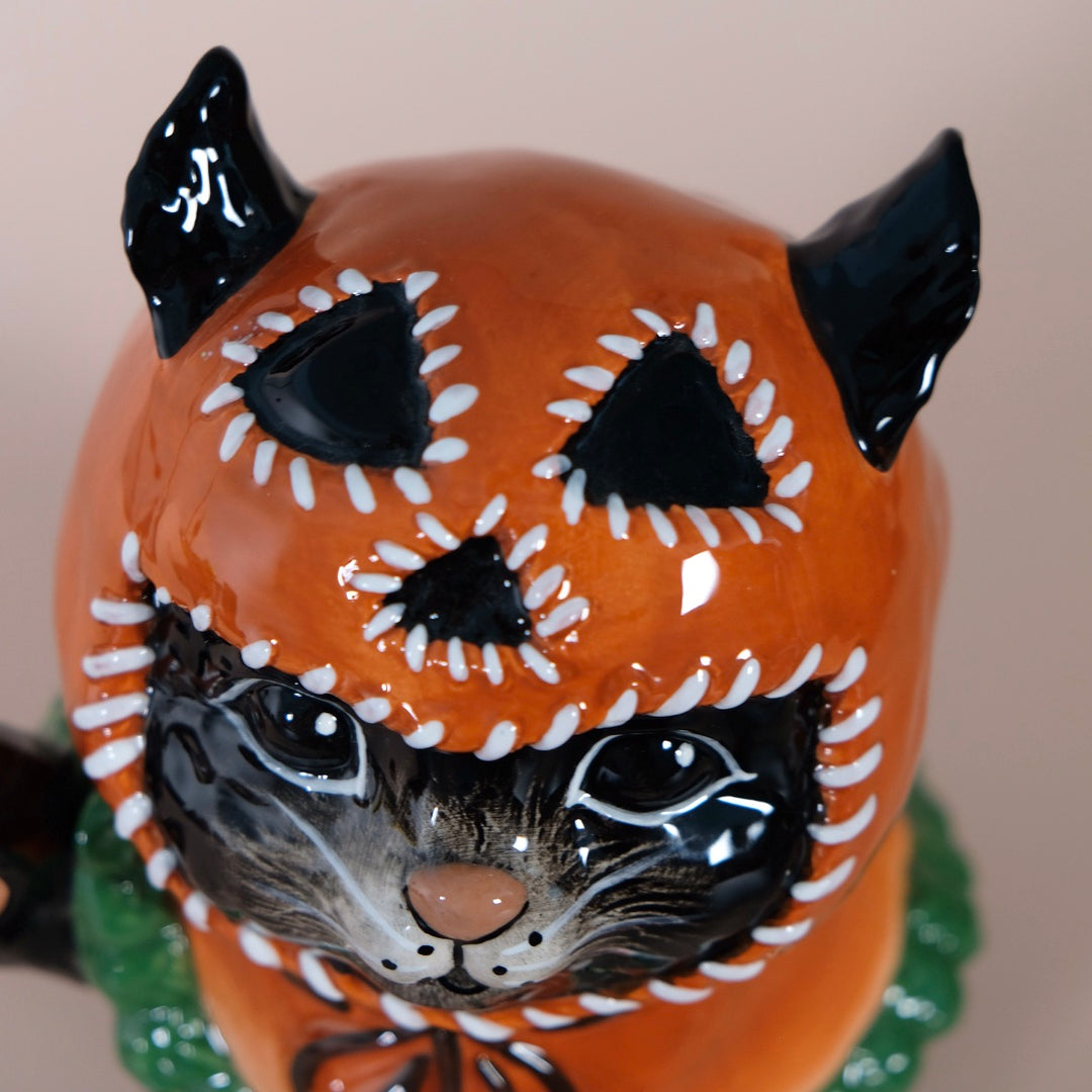 PumpkinHead Cat Figurine
