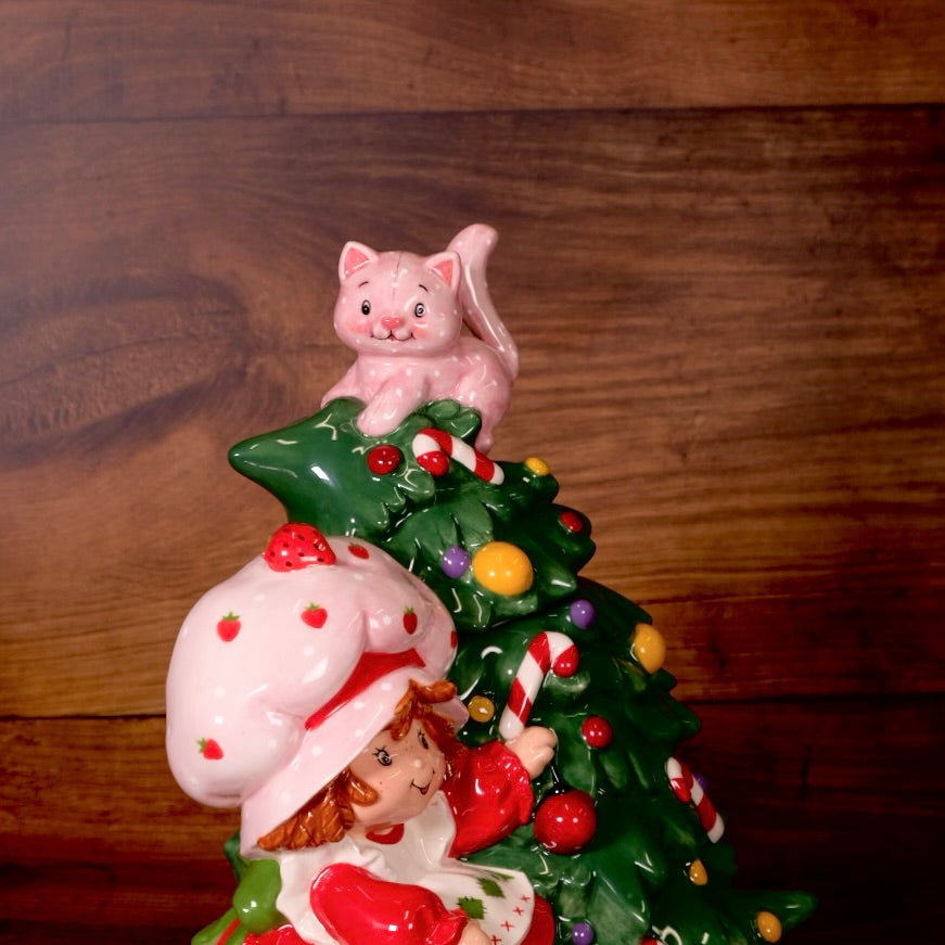 Strawberry Shortcake Falling for Cuteness Cookie Jar