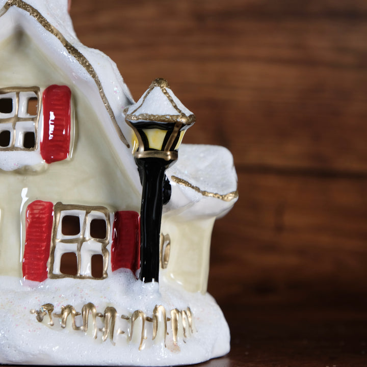 Snowy Candle House