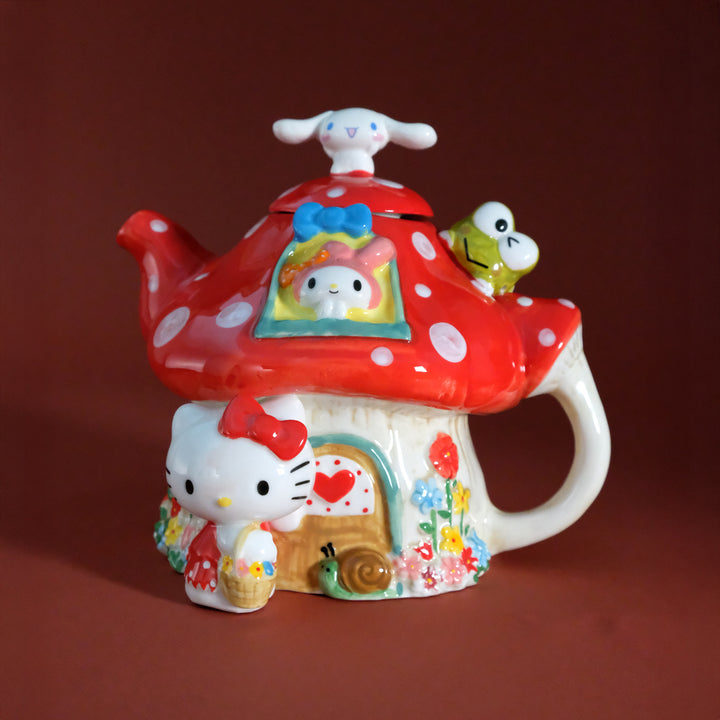 Hello Kitty and Friends Mushroom Teapot