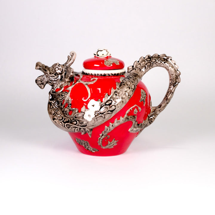 Clayworks Red Dragon Teapot